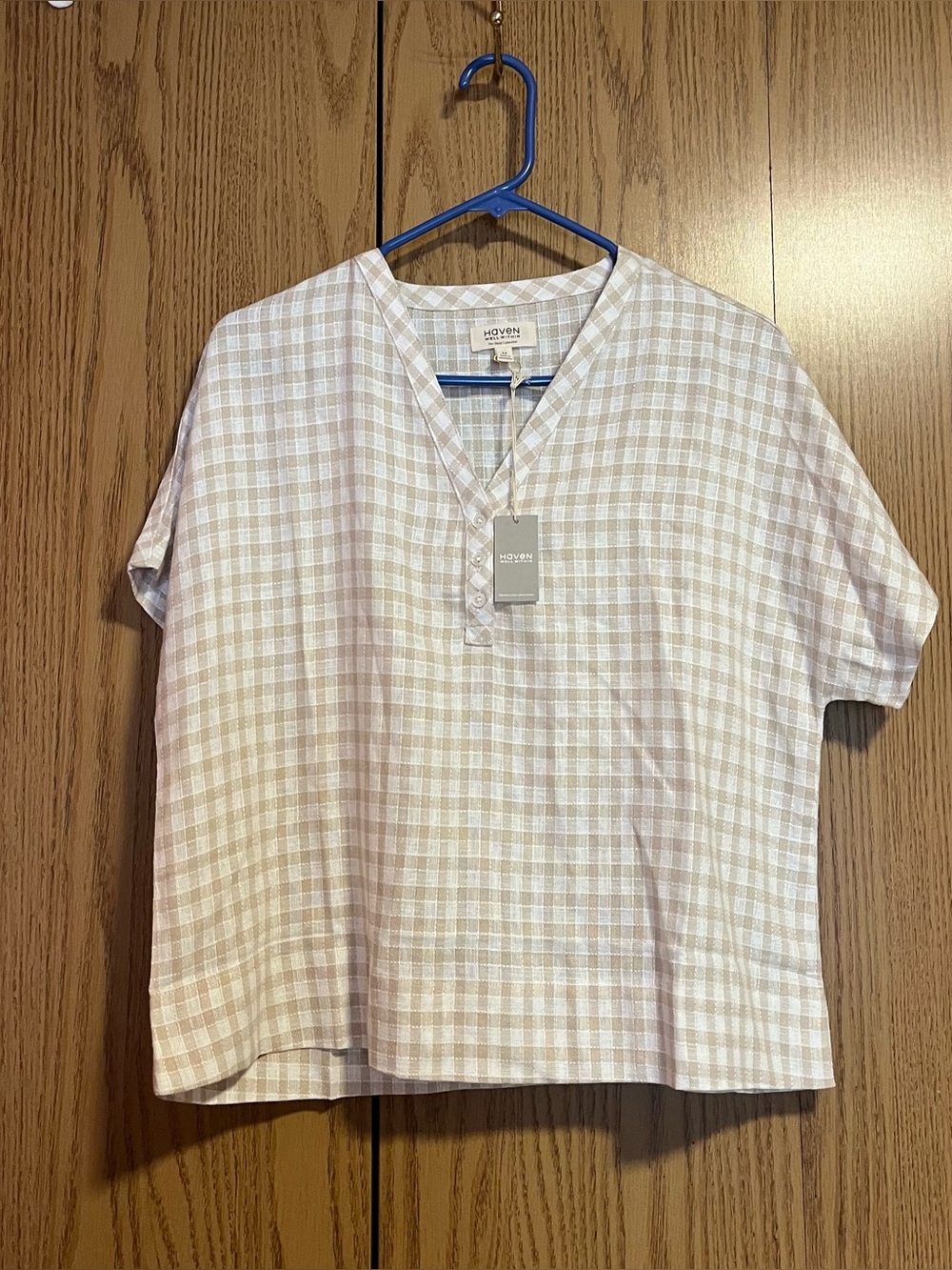 NWT Haven Linen Sleep Shirt Women’s Medium